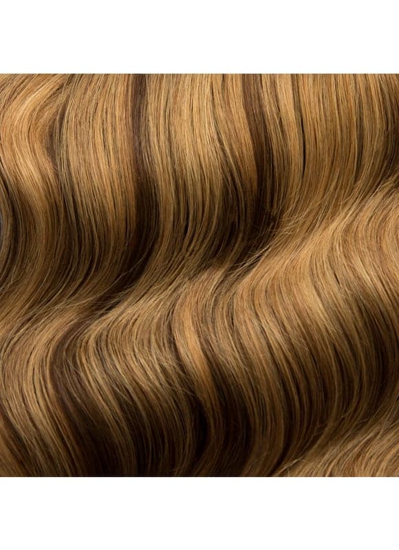 20 inch Ultimate Volume Clip in Hair Extensions in Dark & Light Brown Balayage