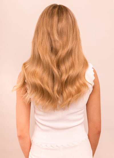 16 inch Ultimate Volume Clip in Hair Extensions #16 Light Golden Blonde