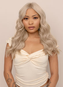 16 Inch Full Volume Clip in Hair Extensions #Light Grey