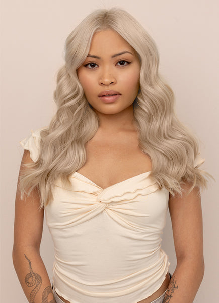 16 Inch Ultimate Volume Clip in Hair Extensions #Light Grey