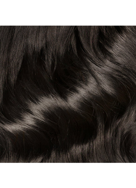 16 inch Halo Hair Extensions in #1 Jet Black