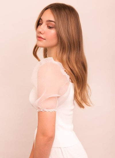 16 inch Halo Hair Extensions in #8 Chestnut Brown