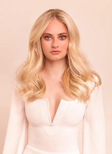 16 inch Halo Hair Extensions in #60 Light Blonde
