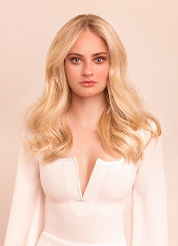 16 inch Halo Hair Extensions in #60 Light Blonde