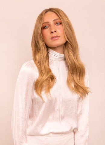 16 inch Halo Hair Extensions in #16 Light Golden Blonde