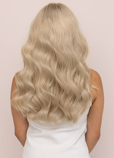 16 inch Ultimate Volume Clip in Hair Extensions Light Grey