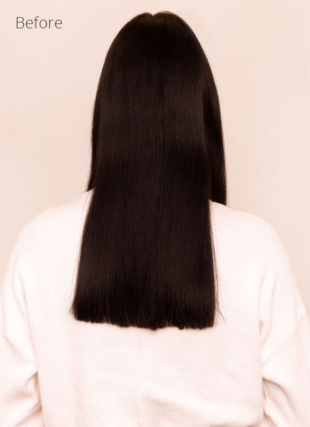 24 inch Ultimate Volume Clip in Hair Extensions in #in 1B Natural Black