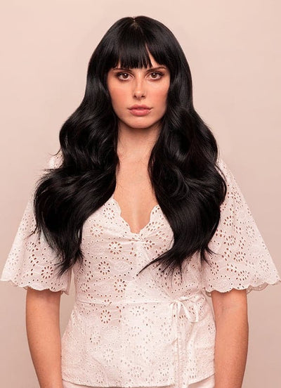 20 inch Ultimate Volume Clip in Hair Extensions  #1 Jet Black