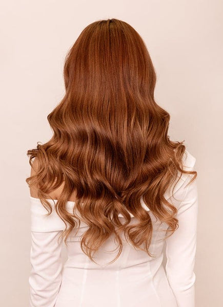 20 inch Ultimate Volume Clip in Hair Extensions  #6 Light Chestnut Brown