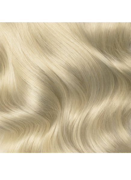 20 inch Deluxe Clip in Hair Extensions #60W Platinum Blonde