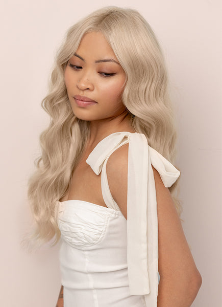 20 Inch Full Volume Clip in Hair Extensions #Light Grey