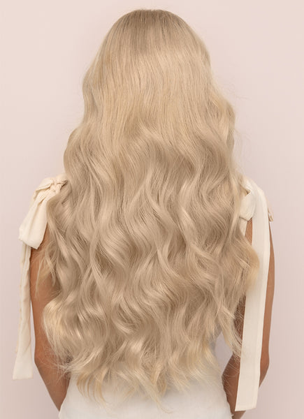 20 Inch Full Volume Clip in Hair Extensions #Light Grey