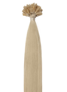 20 Inch Nail/ U-Tip Hair Extensions #60W Platinum Blonde