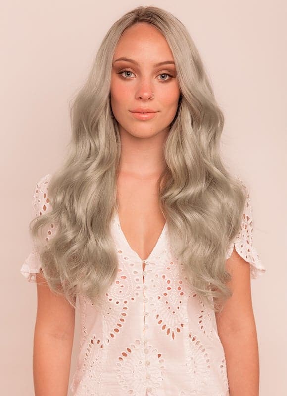 20 Inch Micro Loop Hair Extensions #Silver