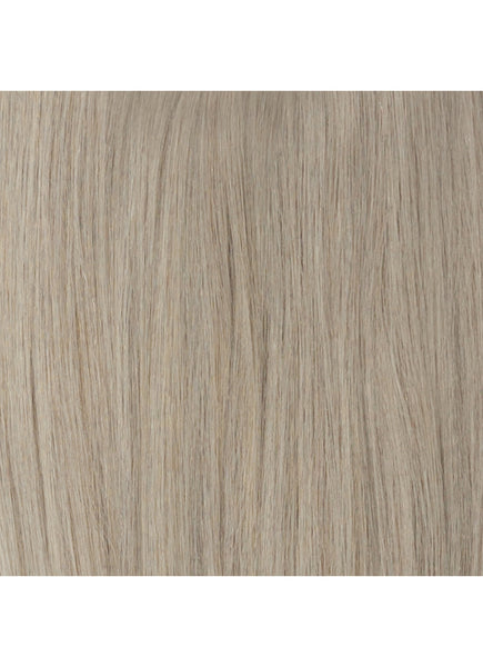 22 Inch Clip in Ponytail Extension Silver