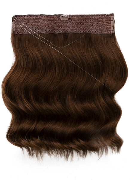 22 Inch Halo Hair Extensions #1C Mocha Brown