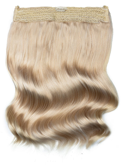 22 inch Halo Hair Extensions in Light Grey