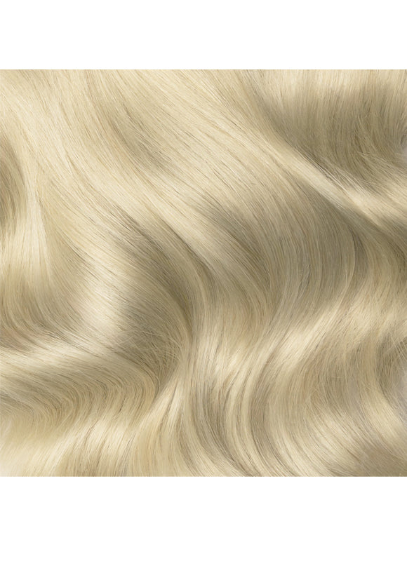 24 inch Ultimate Volume Clip in Hair Extensions  #60W Platinum Blonde