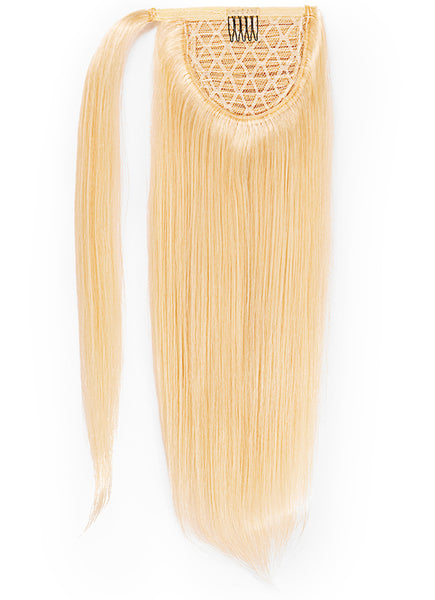 22 Inch Clip in Ponytail Extension #60 Light Blonde