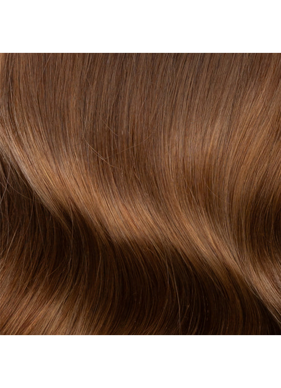 20 inch Ultimate Volume Clip in Hair Extensions in Dark to Medium Brown Ombre