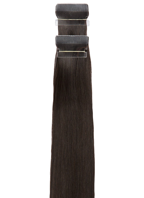 24 Inch Tape Hair Extensions #1B Natural Black