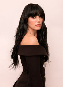 Clip in Fringe/ Bangs #1 Jet Black