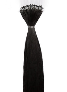 24 Inch Micro Loop Hair Extensions #1 Jet Black