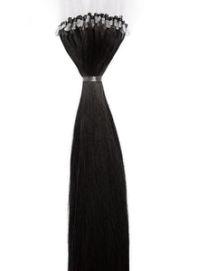 20 Inch Micro Loop Hair Extensions #1 Jet Black