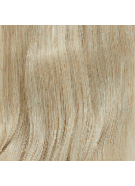 16 Inch Deluxe Clip in Hair Extensions #60W Platinum Blonde