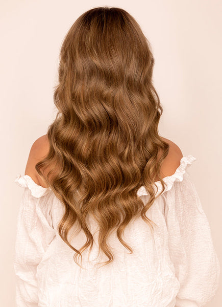 16 Inch Halo Hair Extensions T#02-02/08 Balayage