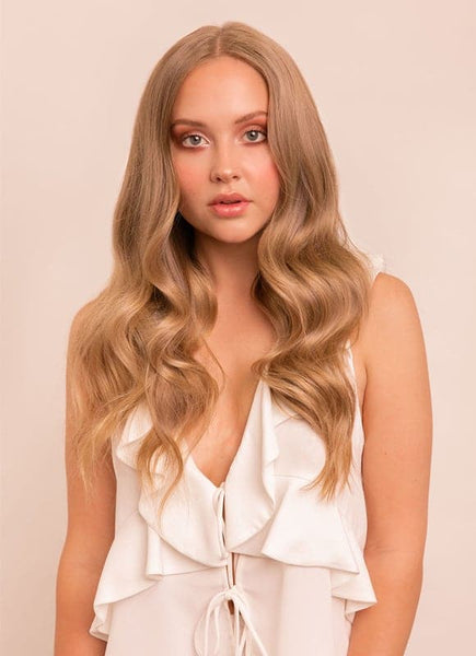 16 Inch Ultimate Volume Clip in Hair Extensions #18 Golden Blonde