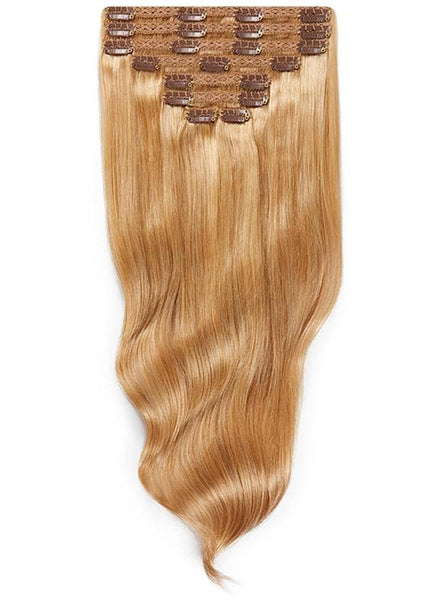 16 Inch Deluxe Clip in Hair Extensions #16 Light Golden Blonde