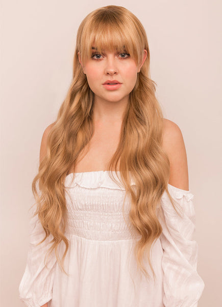 Clip in Fringe/ Bangs #18 Golden Blonde