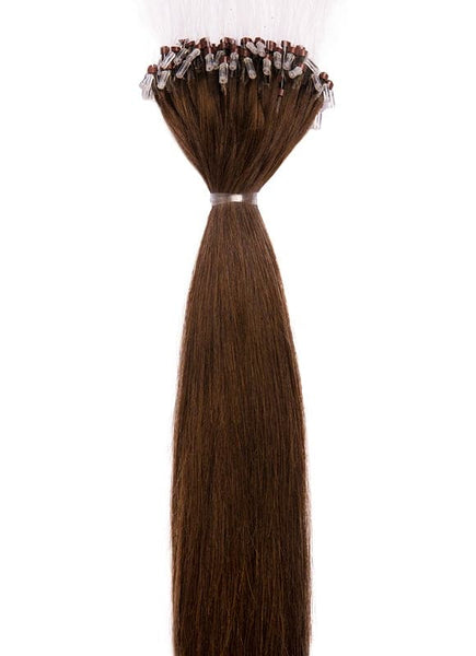 24 Inch Micro Loop Hair Extensions #1C Mocha Brown