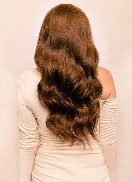 20 Inch Ultimate Volume Clip in Hair Extensions #4 Medium Brown