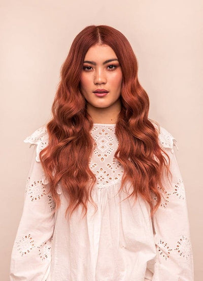 20 Inch Remy Tape Hair Extensions #33 Dark Auburn