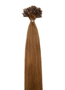 20 Inch Nail/ U-Tip Hair Extensions #4 Medium Brown