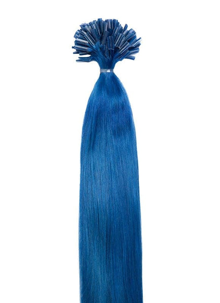 20 Inch Nail/ U-Tip Hair Extensions #Blue