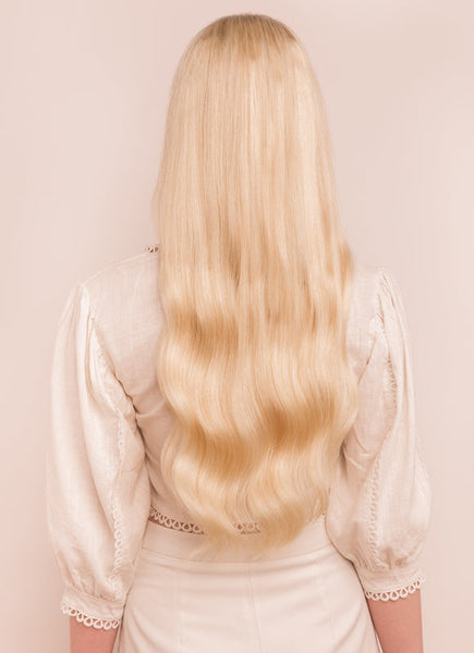 22 Inch Halo Hair Extensions #60 Light Blonde