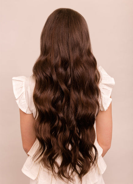 24 inch clip in hair extensions #2 dark brown 2