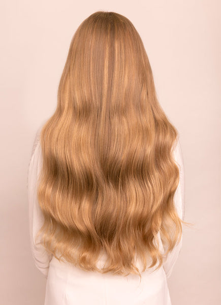 24 Inch Tape Hair Extensions #18 Golden Blonde