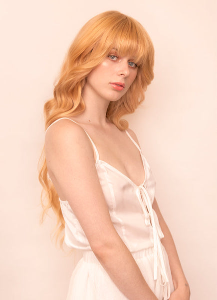 Clip in Fringe/ Bangs #27 Strawberry Blonde