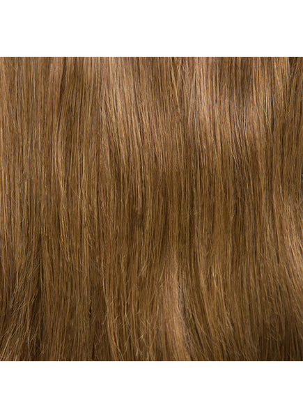 22 inch Seamless Clip in Hair Extensions #4 Medium Brown