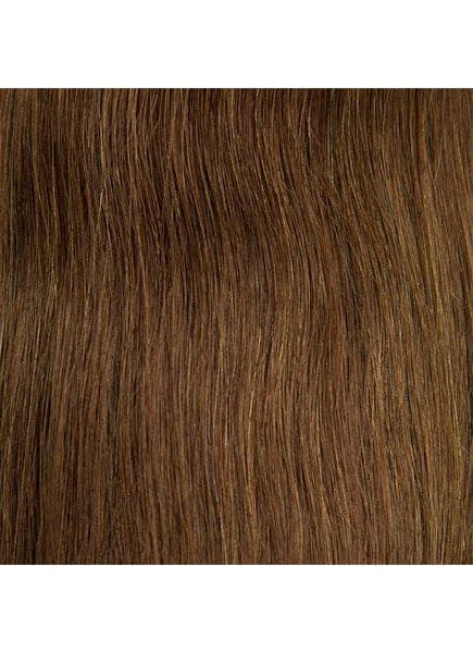 20 Inch Remy Tape Hair Extensions #6 Light Chestnut Brown