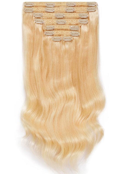 16 Inch Ultimate Volume Clip in Hair Extensions #60 Light Blonde