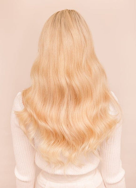 20 Inch Ultimate Volume Clip in Hair Extensions #60 Light Blonde