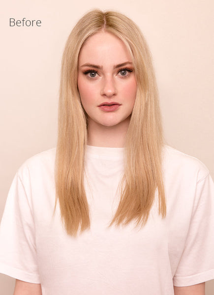 22 Inch Halo Hair Extensions #60 Light Blonde