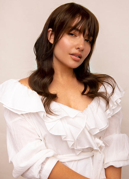 Clip in Fringe/ Bangs #1C Mocha Brown