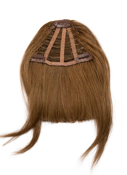 Clip in Fringe/ Bangs #4 Medium Brown