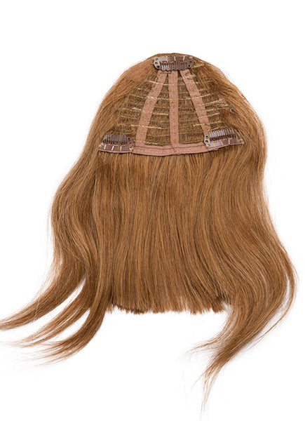 Clip in Fringe/ Bangs #6 Light Chestnut Brown